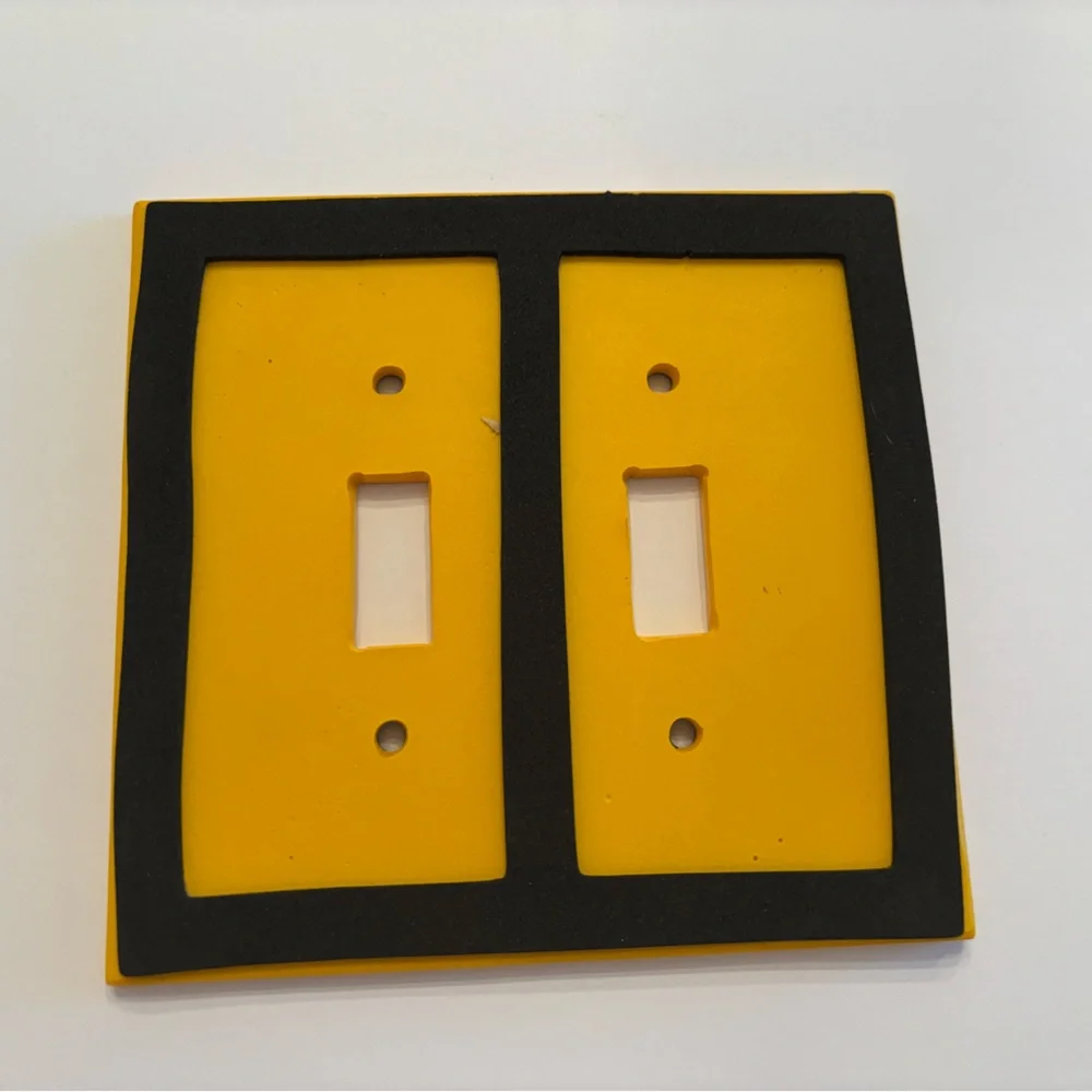 Green Bay Packers Double Light Switch Covers Set of Two NIB
